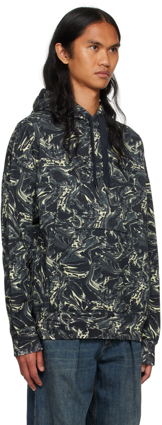 Isabel Marant - Pull à capuche Marvin bleu marine