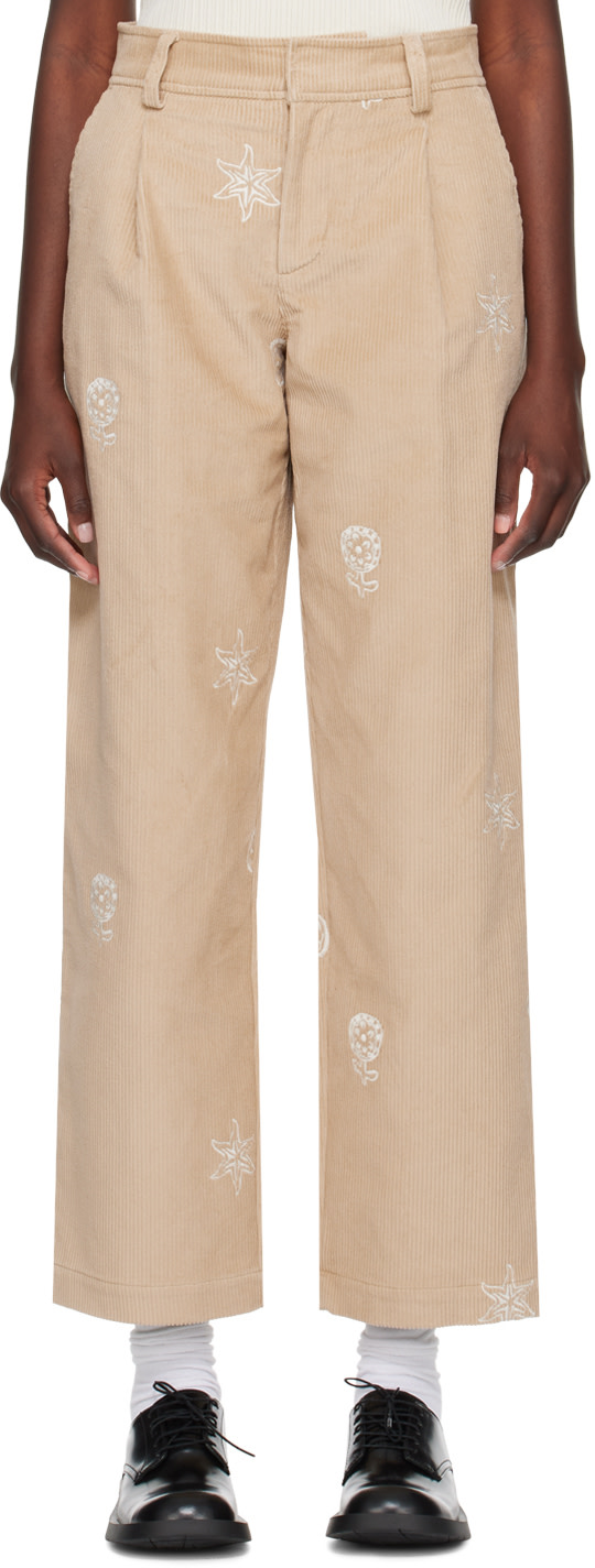 Soulland - Pantalon Aidan beige