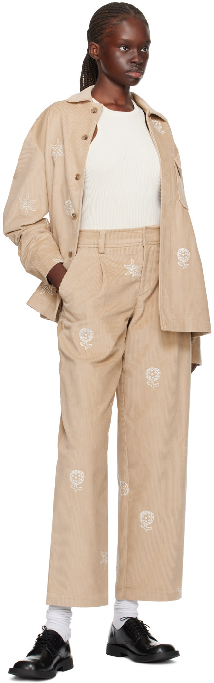 Soulland - Pantalon Aidan beige