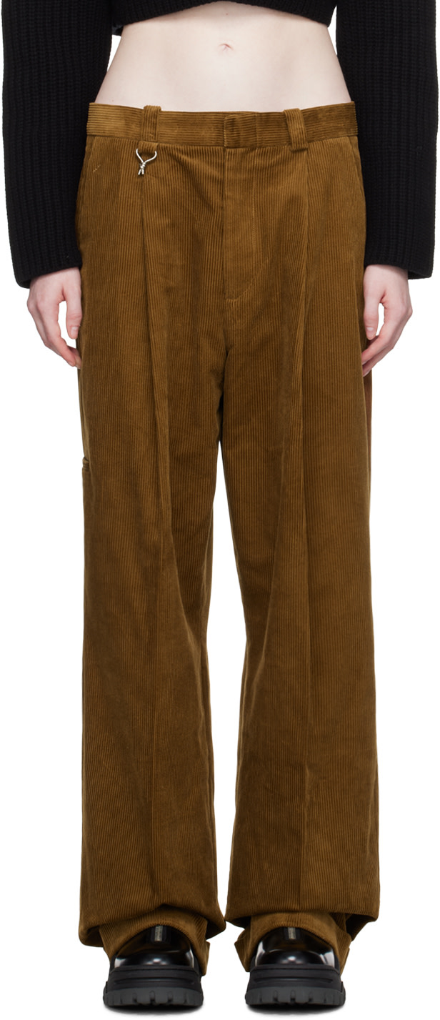 EYTYS - Pantalon Roxane brun clair