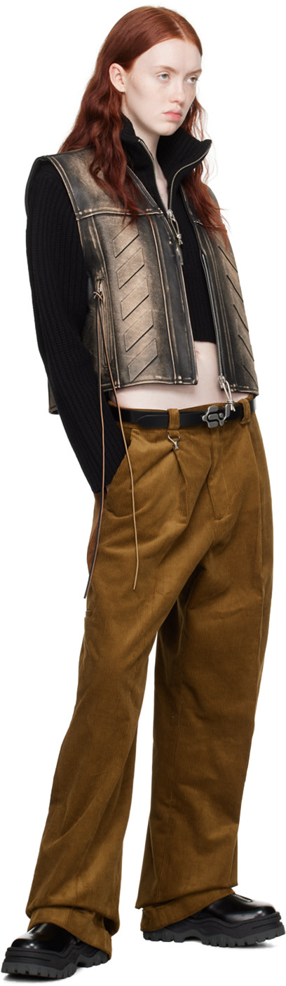 EYTYS - Pantalon Roxane brun clair