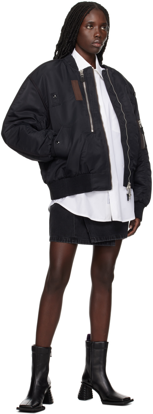 EYTYS - Minijupe Rogue noire en denim