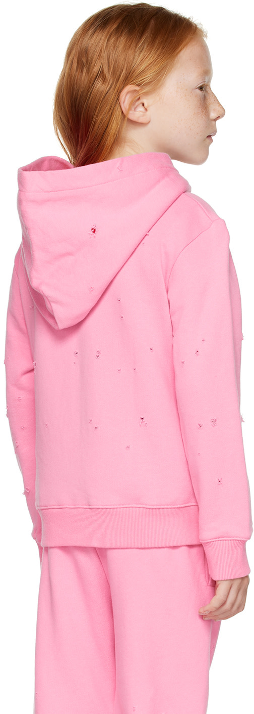 NZKidzzz - Enfant | Pull à capuche 'Happy Monday' rose