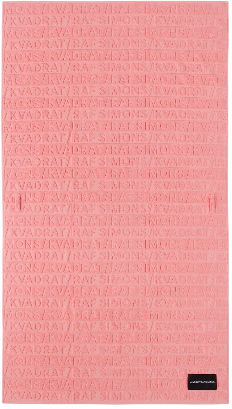 Kvadrat/Raf Simons - 핑크 비치 타월
