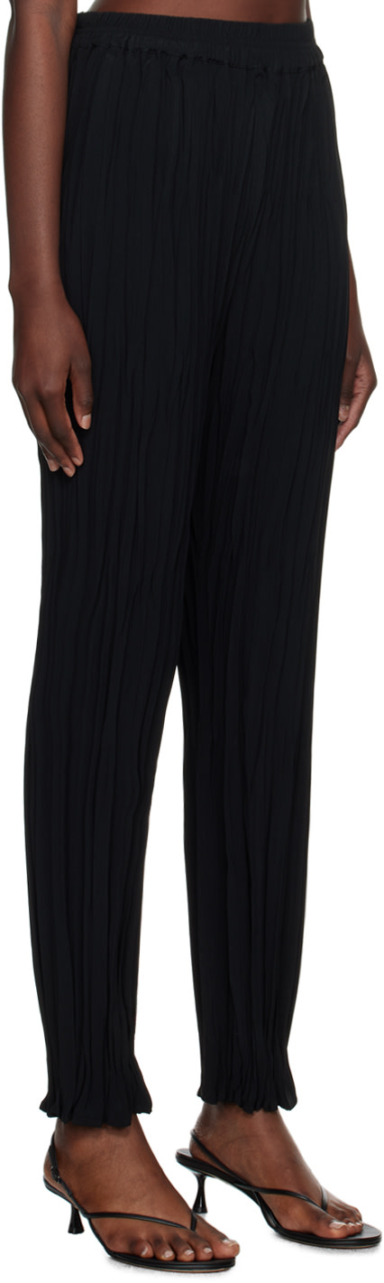 BITE - Pantalon plissé Maisie noir
