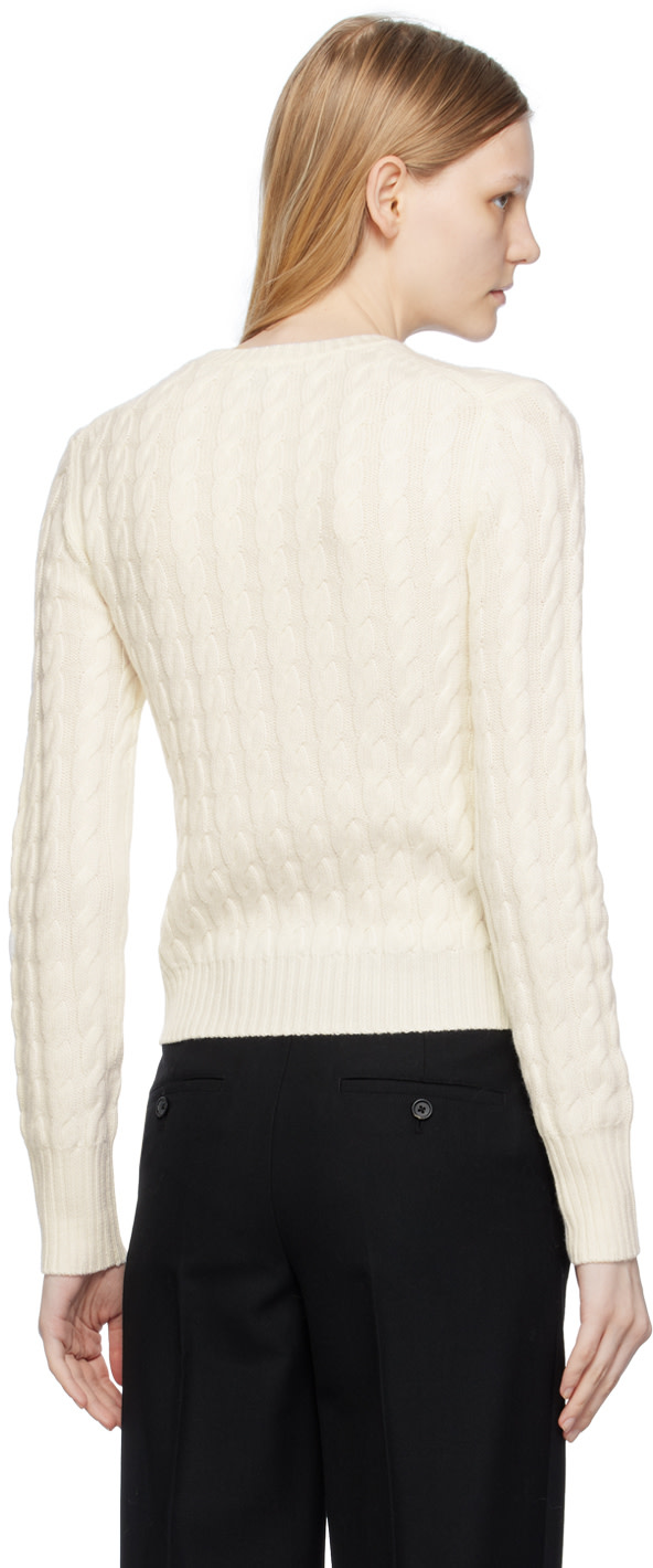 TOTEME - Pull Petite blanc cassé