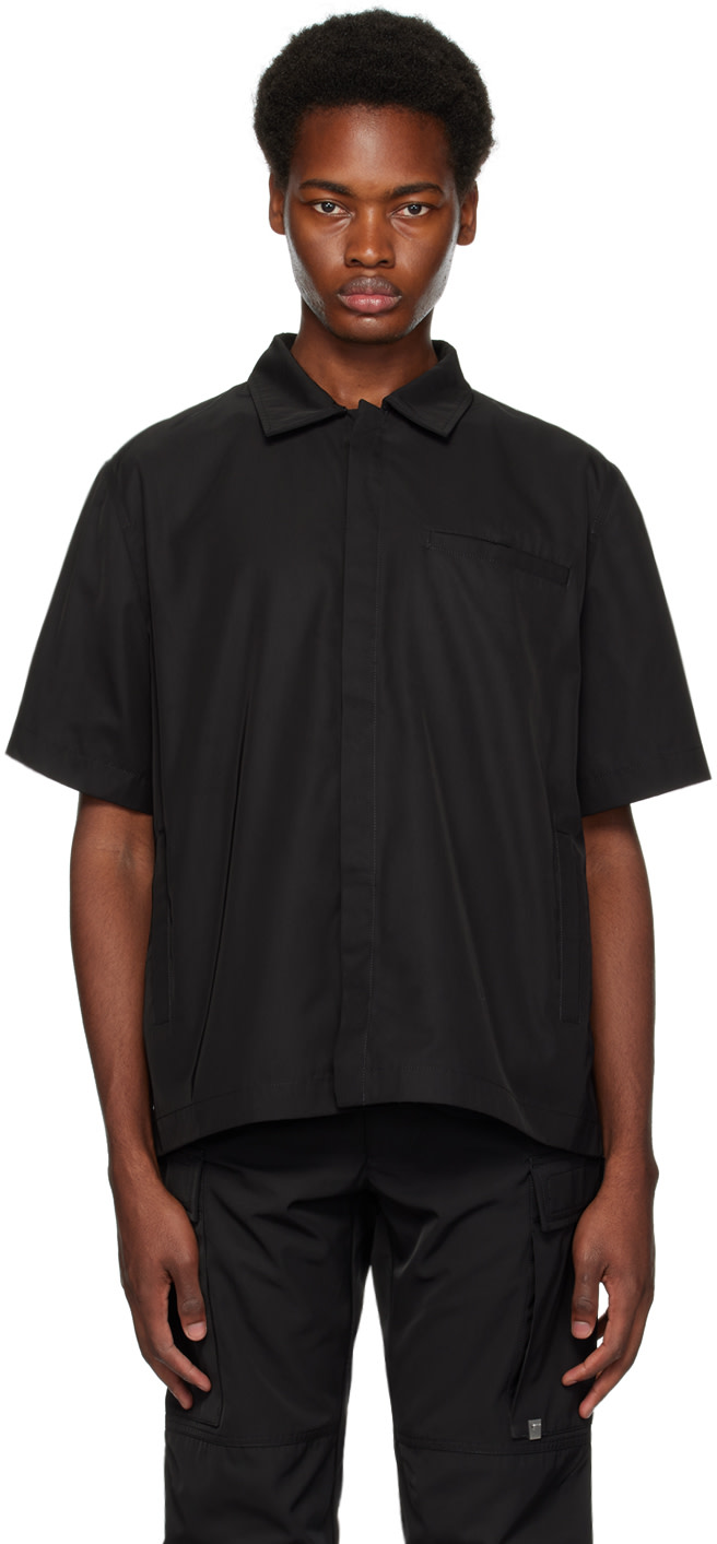 1017 ALYX 9SM: Black Buckle Shirt | SSENSE Netherlands
