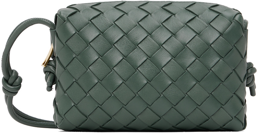 Bottega Veneta: グレー ミニ Loop カメラバッグ | SSENSE 日本