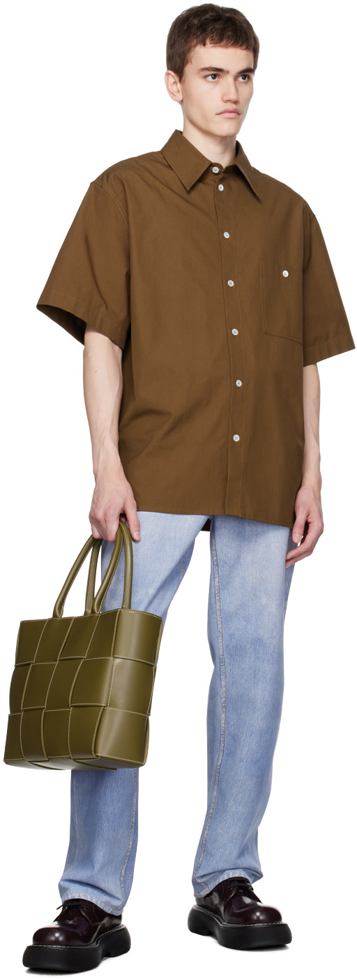 Bottega Veneta - 그린 미디엄 아르코 토트백