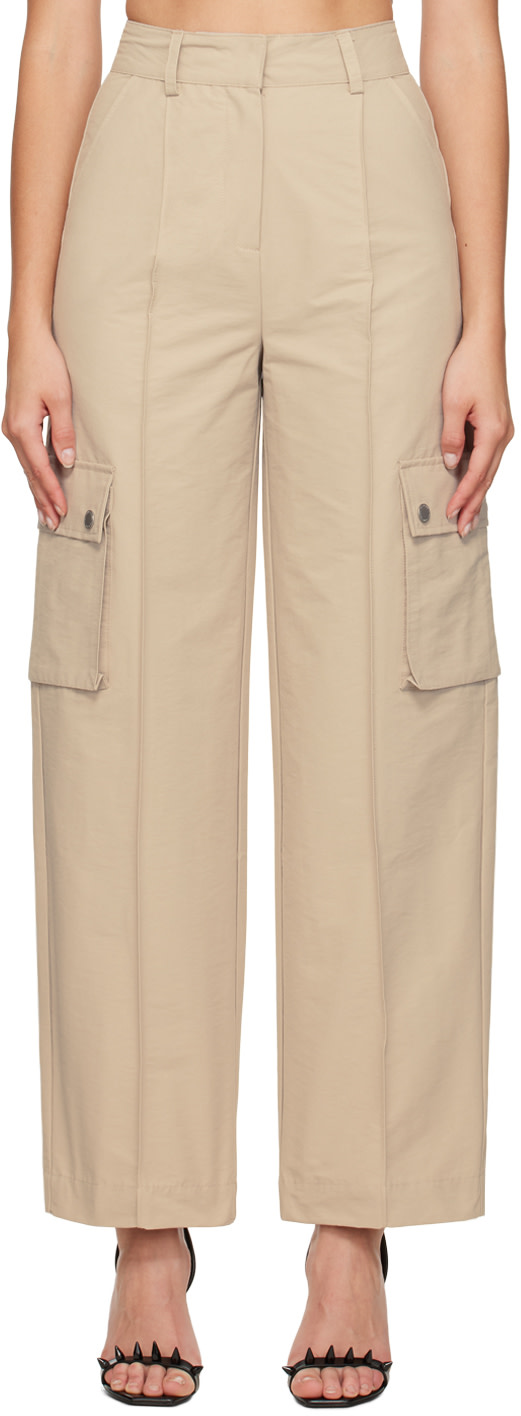 Han Kjøbenhavn - Pantalon ample beige