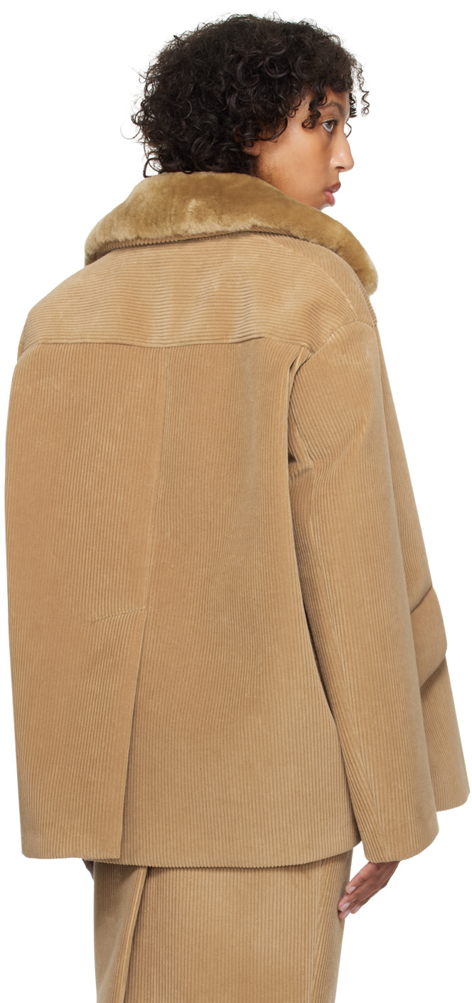 Miu Miu - Tan Embroidered Jacket