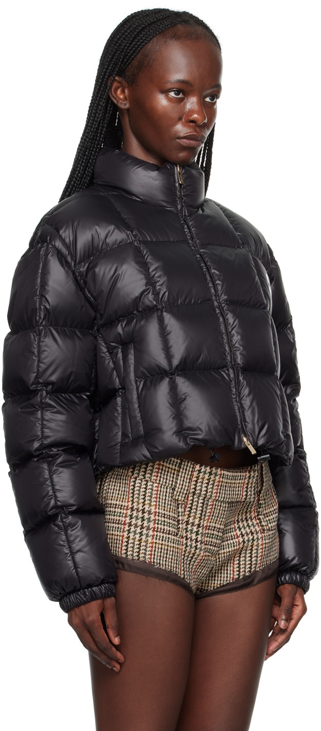 Miu Miu - Black Cropped Down Jacket