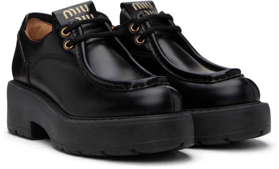 Miu Miu - Black Platform Oxfords