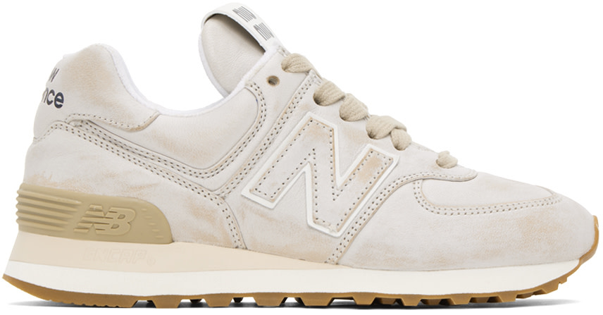 Miu Miu - Baskets 574 beiges édition New Balance