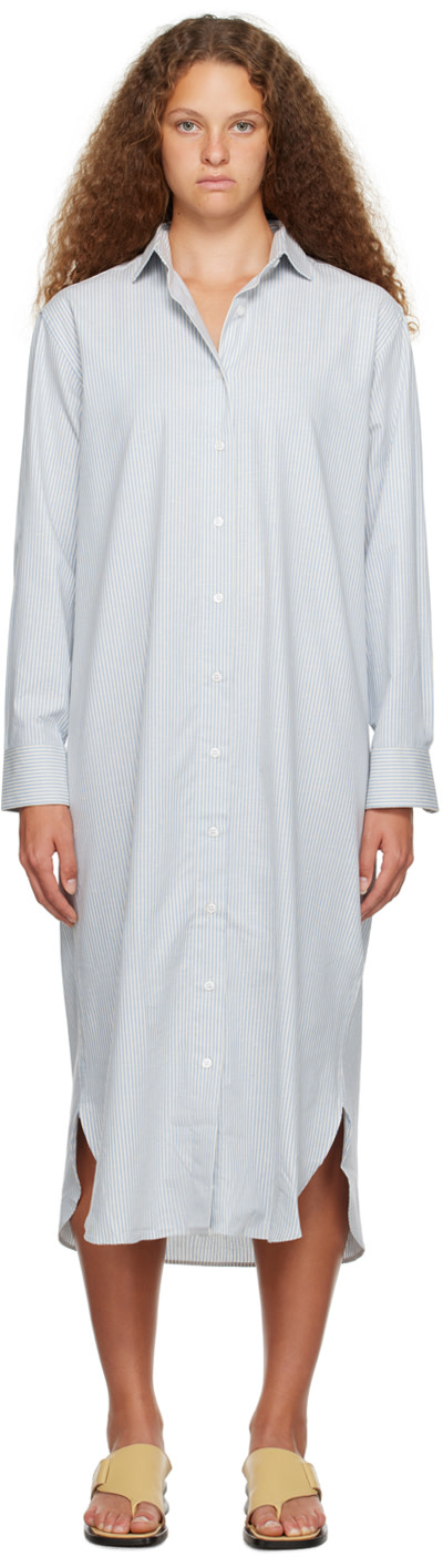 Baserange - Robe midi Ole bleue