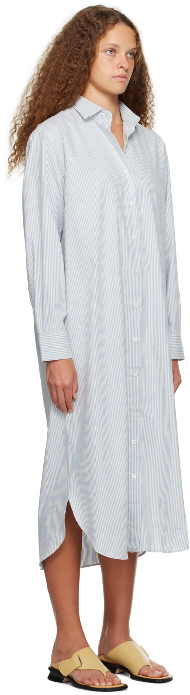Baserange - Robe midi Ole bleue
