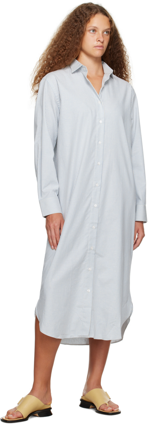 Baserange - Robe midi Ole bleue