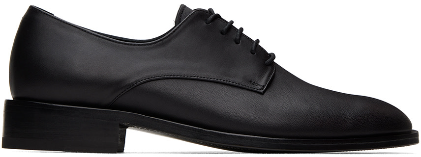 Youth - Black Leather Derbys