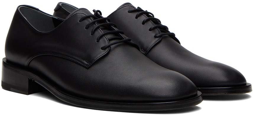 Youth - Black Leather Derbys