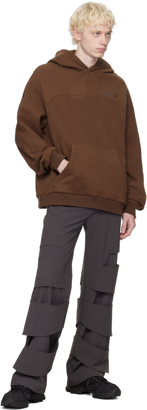 Uncertain Factor - Pull à capuche Linebacker brun