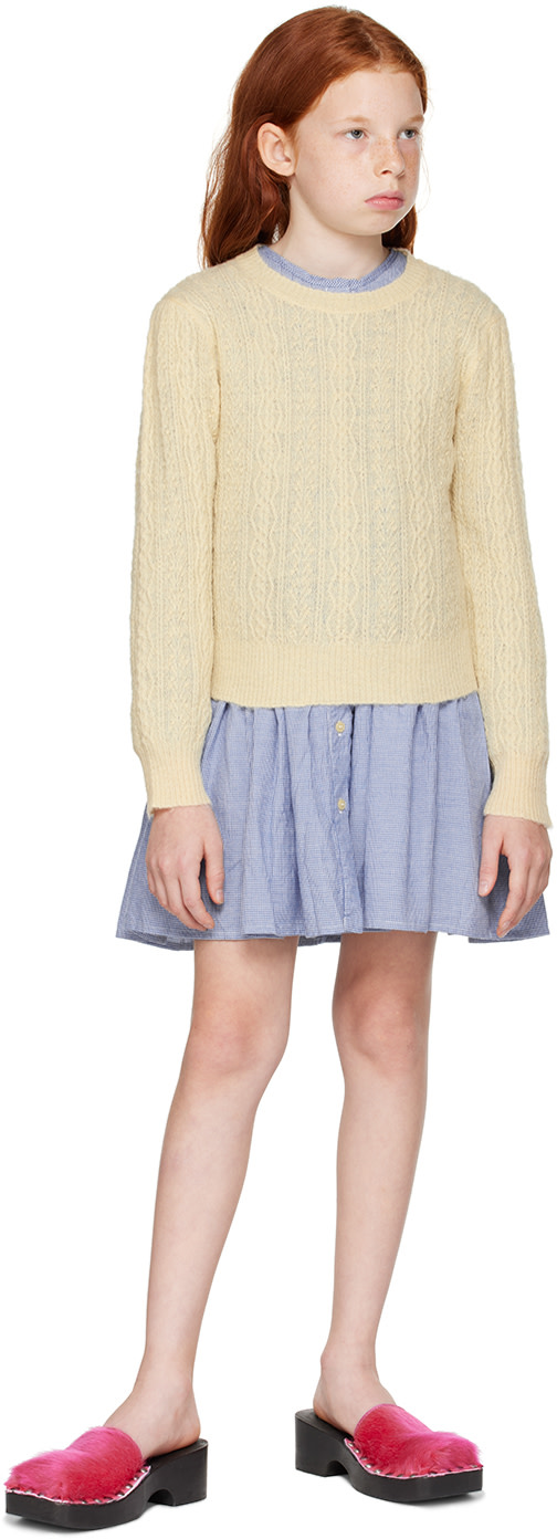Morley - Enfant | Pull Taco blanc cassé