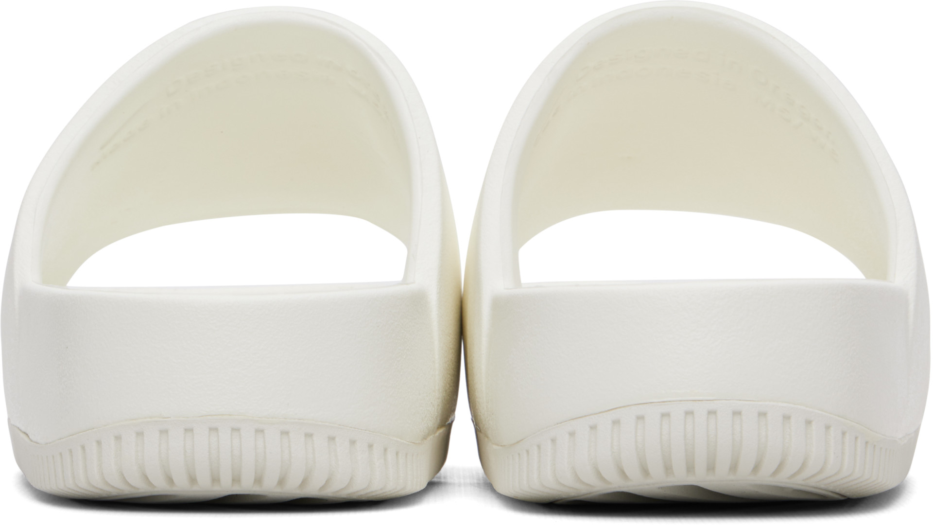 Nike - White Calm Slides