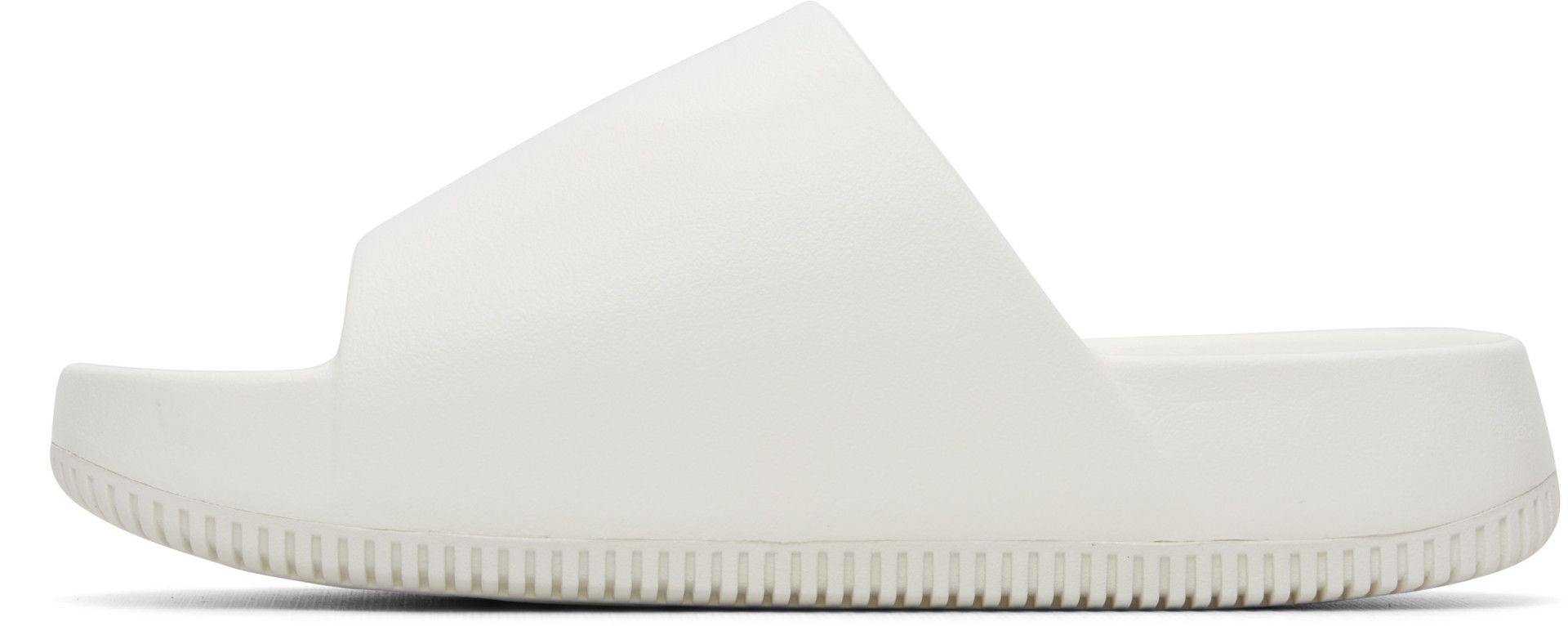 Nike - Sandales à enfiler blanches