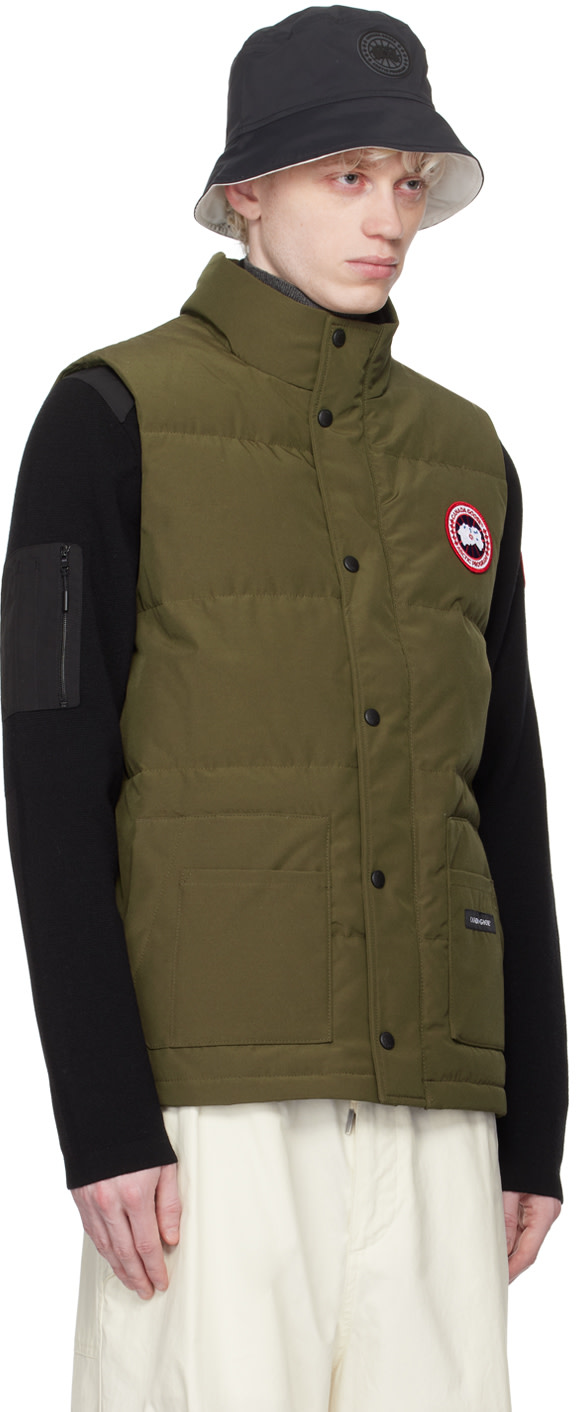 Canada Goose - カーキ Freestyle Crew ダウンベスト