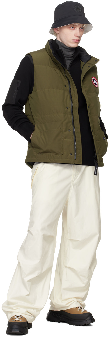 Canada Goose - カーキ Freestyle Crew ダウンベスト