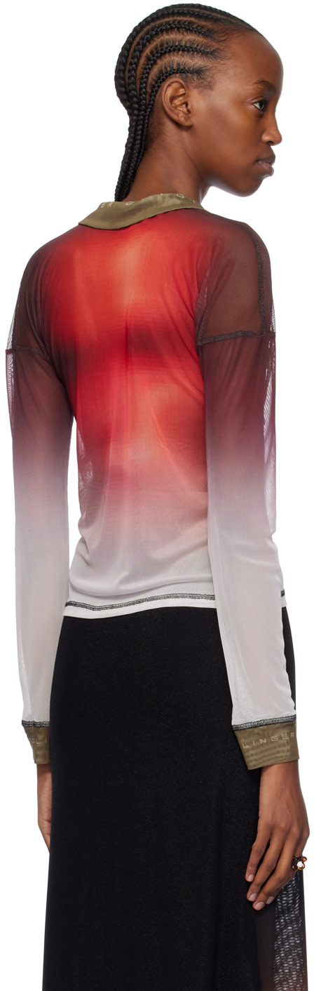 Ottolinger - Polo semi-transparent multicolore