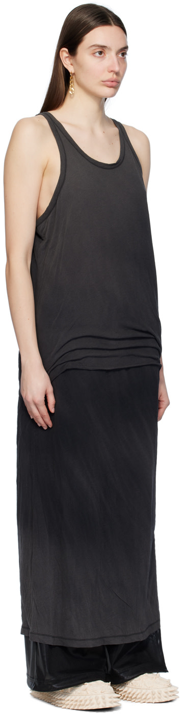 doublet - Robe longue étagée noire