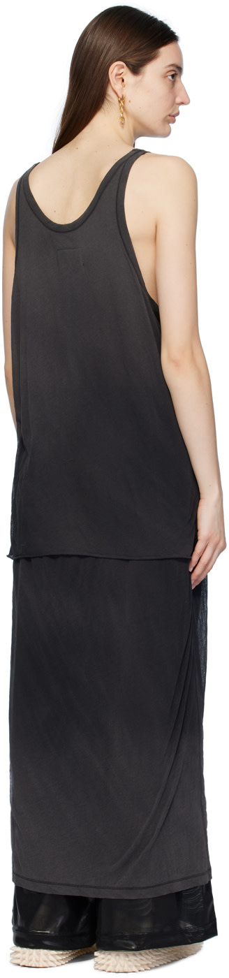 doublet - Robe longue étagée noire