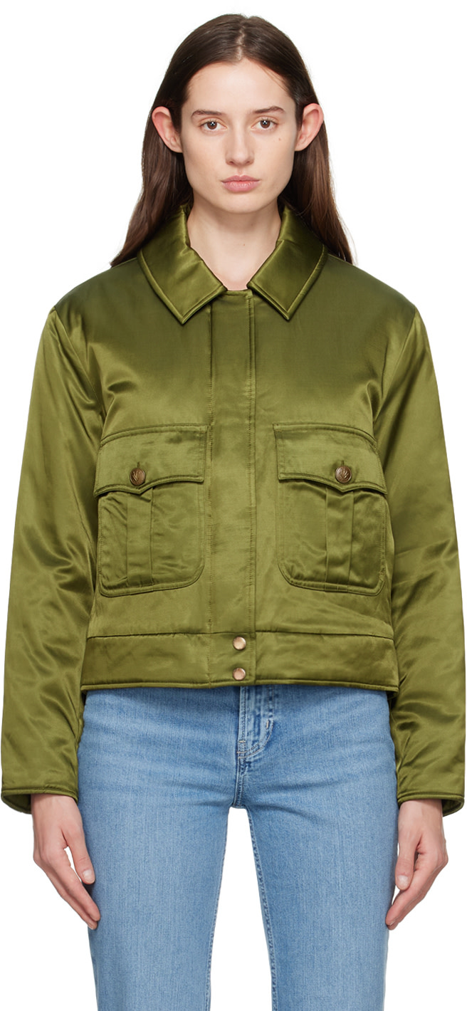 rag & bone - Blouson Colton vert