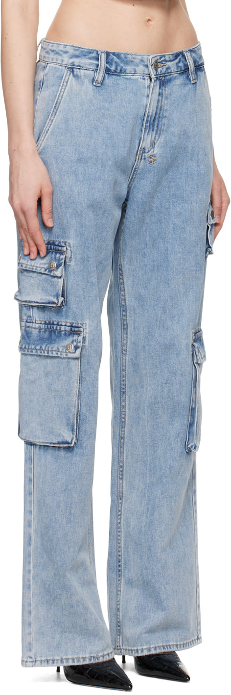 Ksubi - Jean Rider bleu à taille basse
