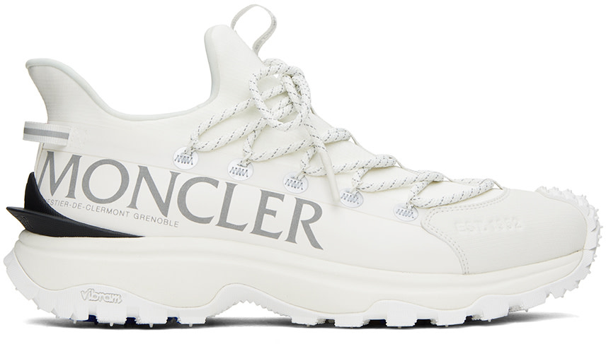 Moncler - Baskets Trailgrip Lite2 blanches