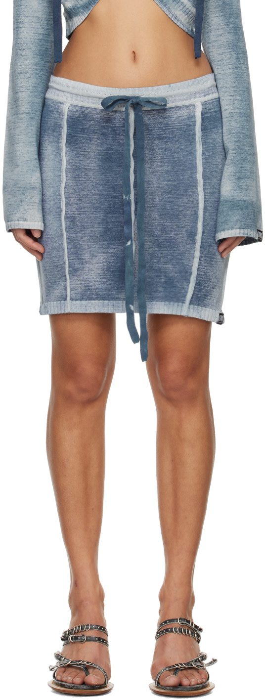 KNWLS - Minijupe Enyo bleue