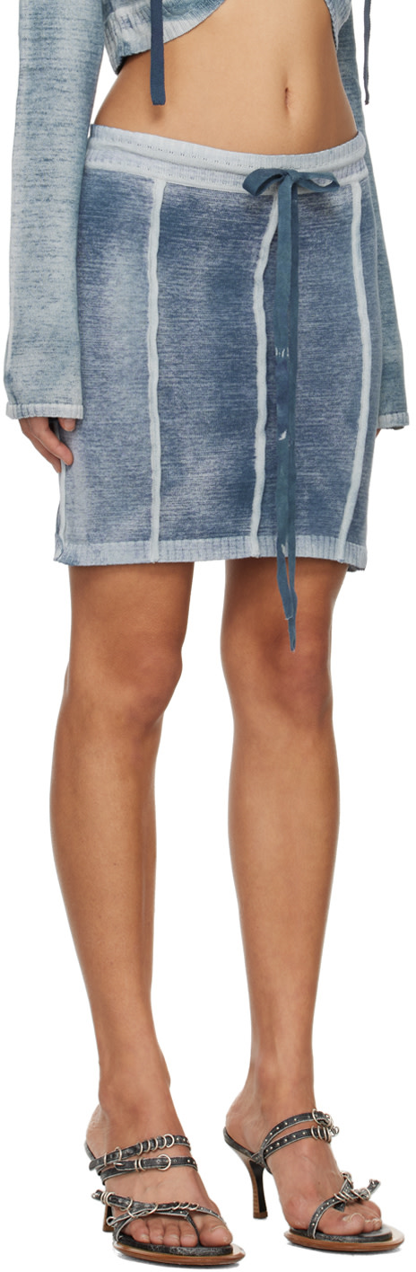 KNWLS - Minijupe Enyo bleue