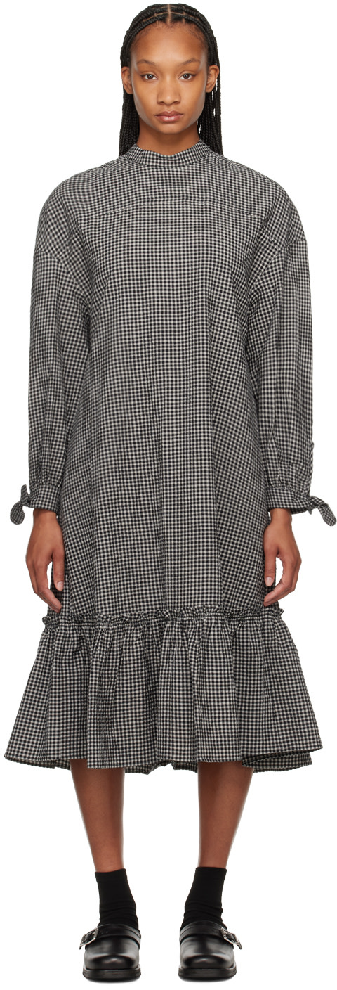 YMC - Robe midi Rushmore noire