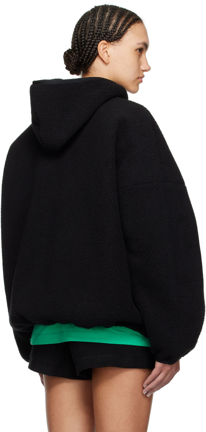 Fear of God ESSENTIALS - Pull à capuche noir à écussons