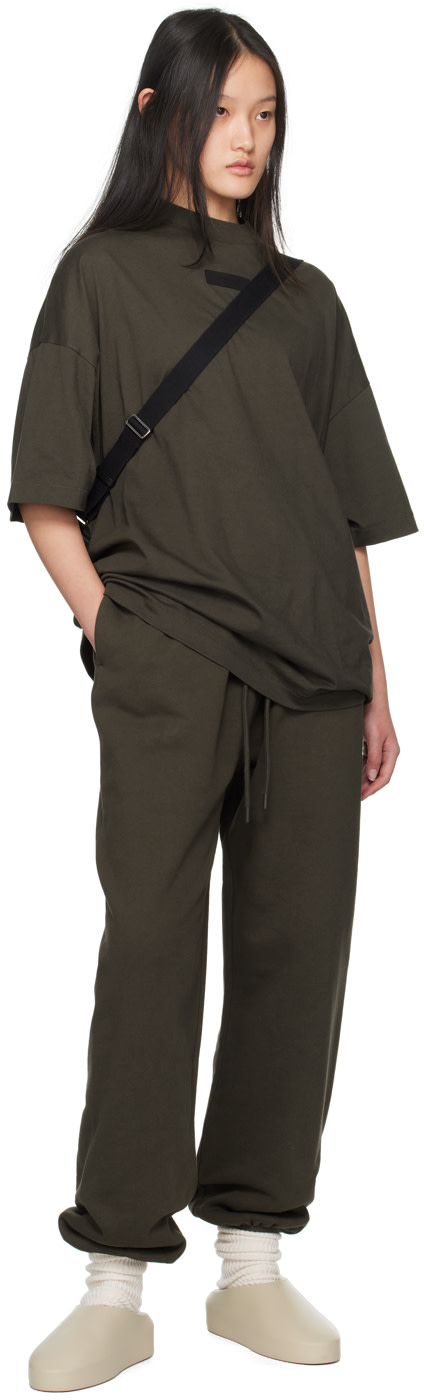 Fear of God ESSENTIALS - T-shirt gris à col ras du cou