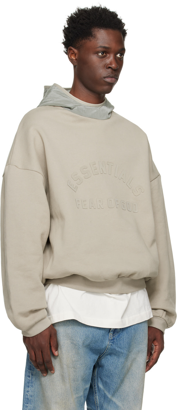 Fear of God ESSENTIALS - Gray Bonded Hoodie