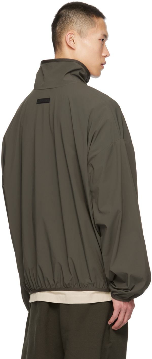 Fear of God ESSENTIALS - Gray Half-Zip Sweatshirt