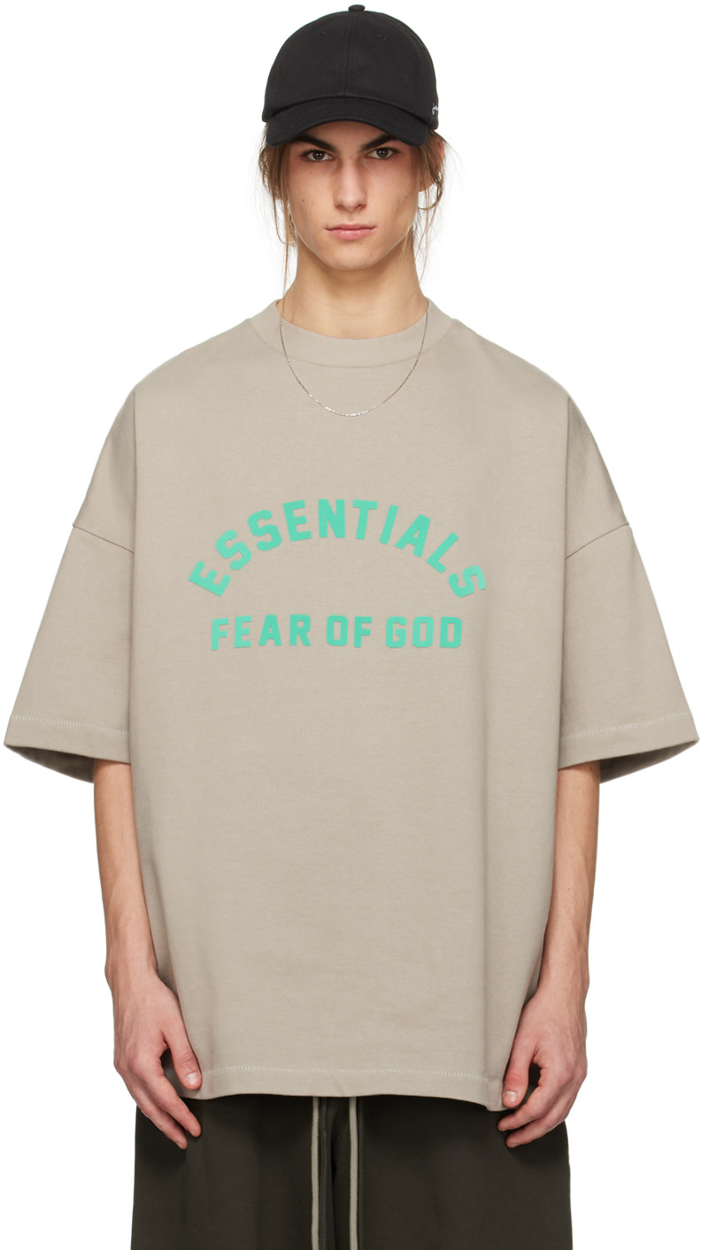 Fear of God ESSENTIALS - 그레이 크루넥 티셔츠