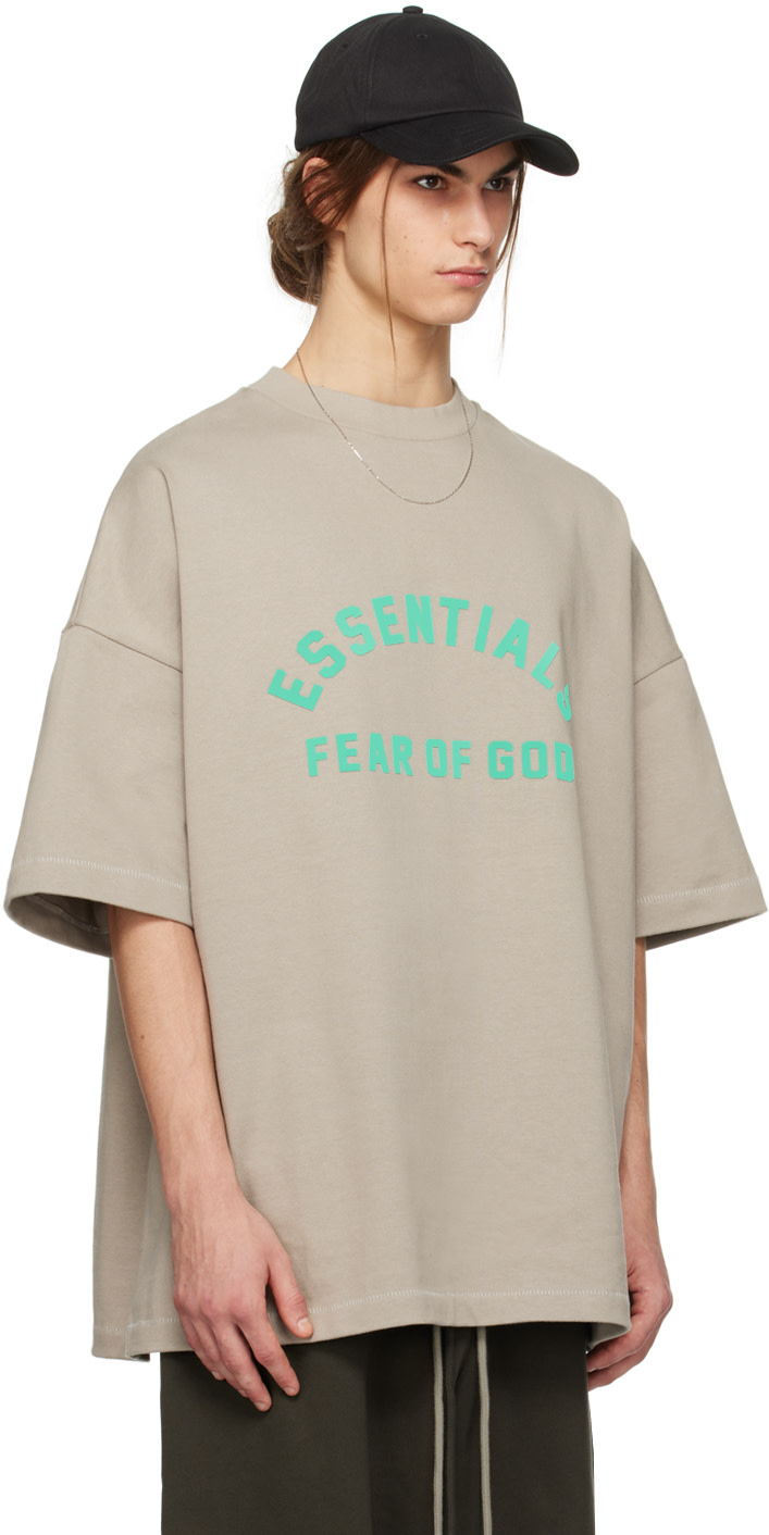 Fear of God ESSENTIALS - 그레이 크루넥 티셔츠