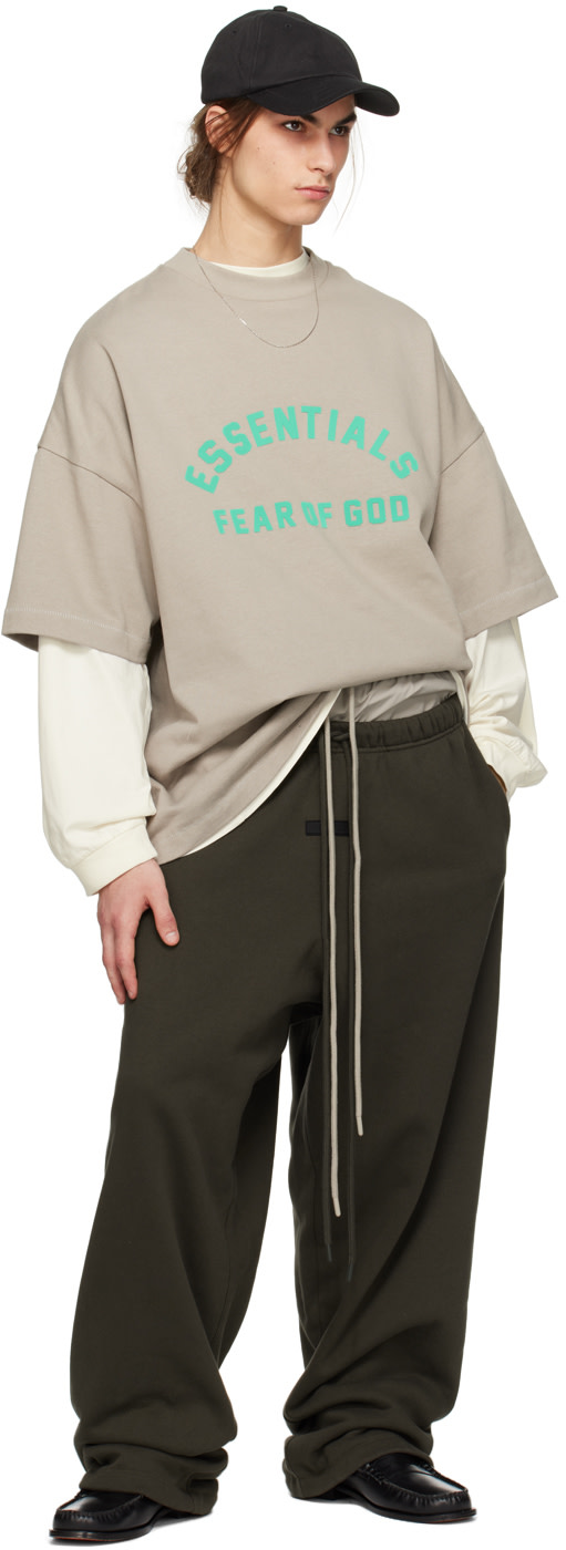 Fear of God ESSENTIALS - 그레이 크루넥 티셔츠