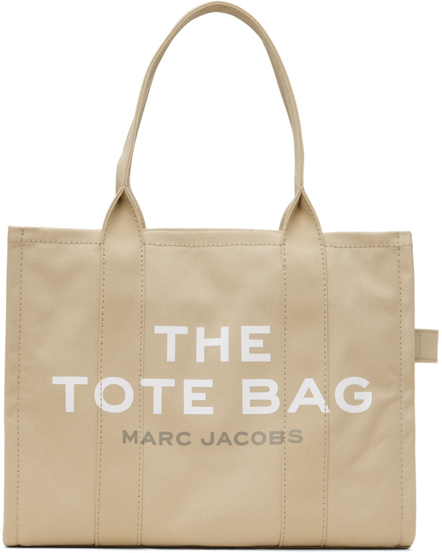 MARC JACOBS THE TOTE BAG ベージュ Marc Jacobs: Beige 'The Large' Tote | SSENSE Canada