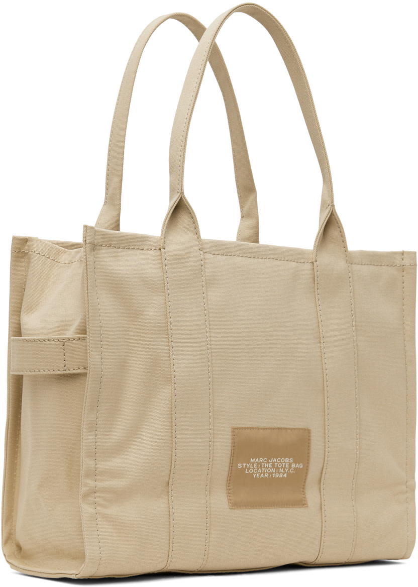 MARC JACOBS THE TOTE BAG ベージュ　新品未使用 Marc Jacobs: Beige 'The Large' Tote | SSENSE Canada