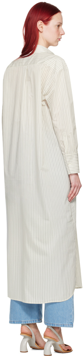 La Collection - Robe midi Freda blanc cassé