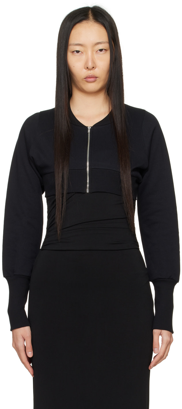 Miaou - Pull molletonné Lana noir