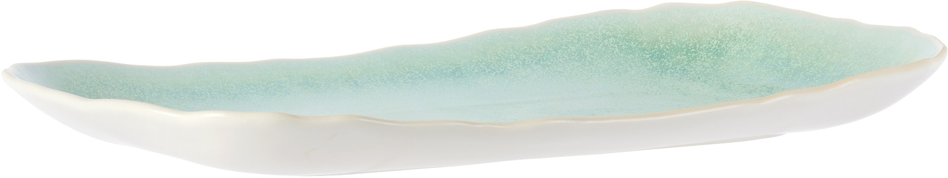 Jars Céramistes - Blue Plume Rectangular Plate